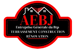 Logo de l'entreprise AEBJ à Rochefort, entreprise de terrassement, construction et rénovation à Rochefort
